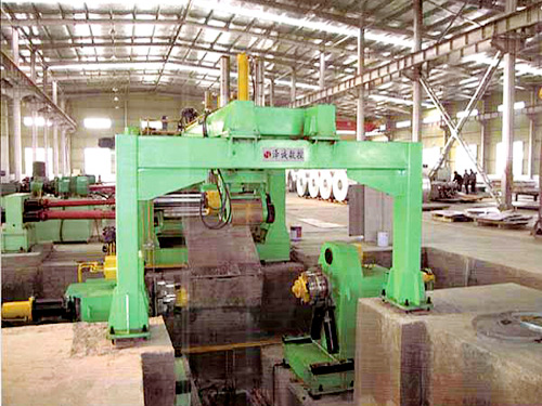 CNC uncoiling and transverse cutting aluminum plate production line