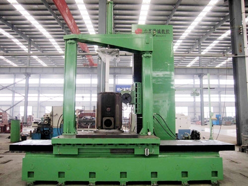 Special drilling and milling machine for motor casing